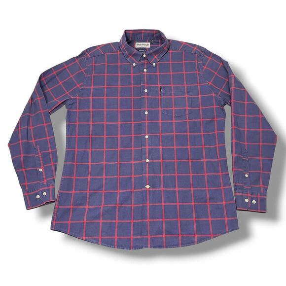 Lot of 2 Barbour Shirt Mens XL Long Sleeve Button Up - Picture 9 of 11